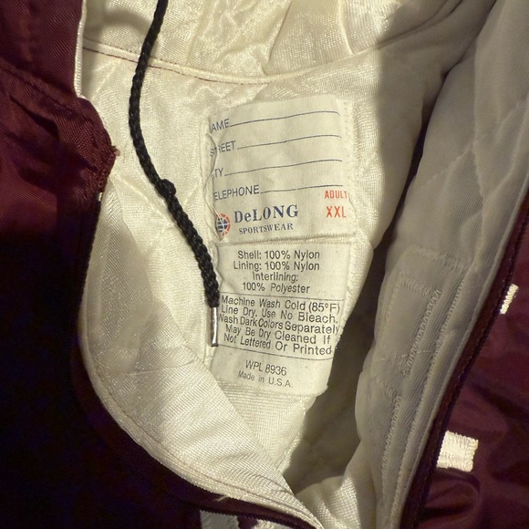 Cape Soccer Vintage 1987 Nylon School Jacket- Men's XXL (XL)- DeLong. - Picture 5 of 5